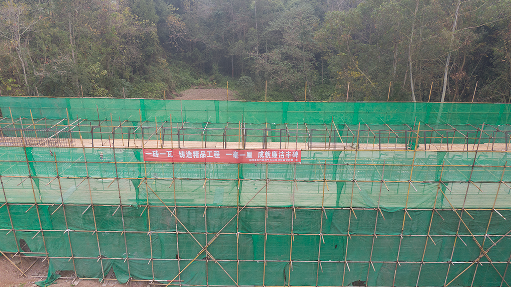 凤林支渠建设现场